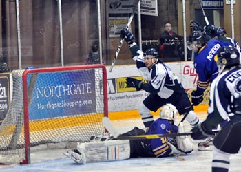 Photo of hockey game