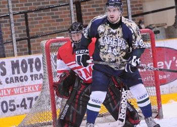 Photo of hockey game