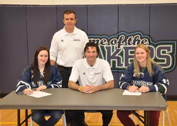 Women's Hockey Recruits signing