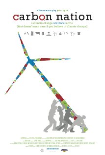 Film Poster: image of silhouetted people raising a wind turbine.