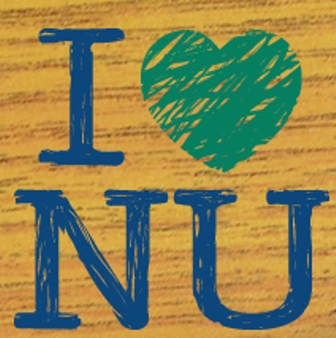 Photo of I Heart NU logo