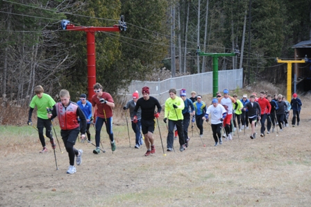 Photo of Nordic ski off season training