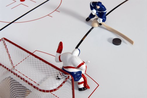 Photo of table hockey