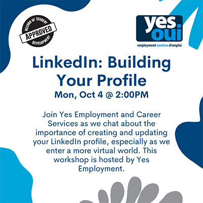 LinkedIn: Building Your Profile text