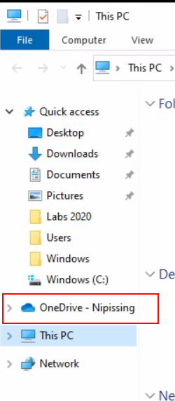 windows_file_explorer_OneDrive_Nipissing