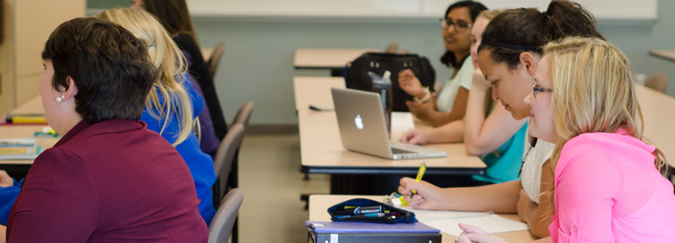 students in a classroom
