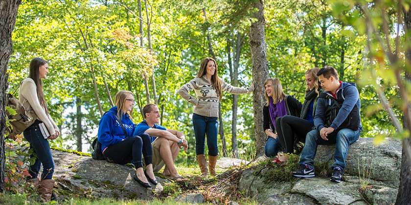 Students on Campus