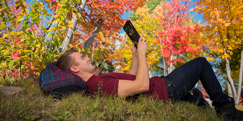 Student on Campus