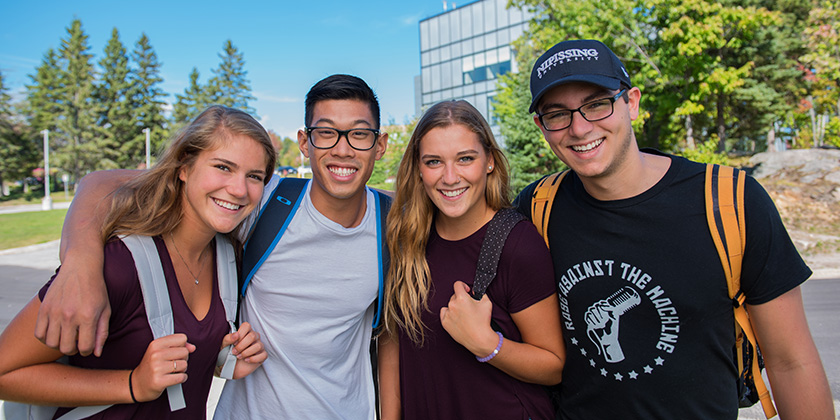 Students on Campus