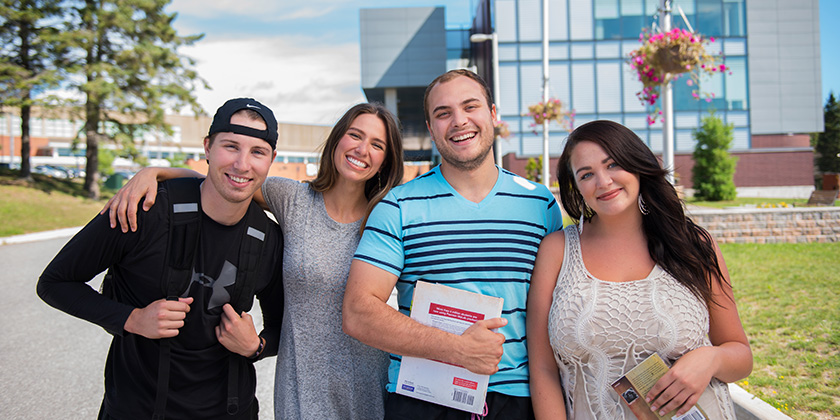 Students on Campus