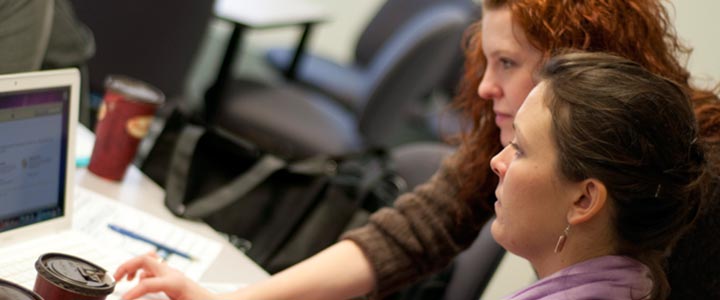 a student attending a professional development course