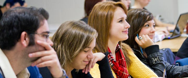 students in a classroom