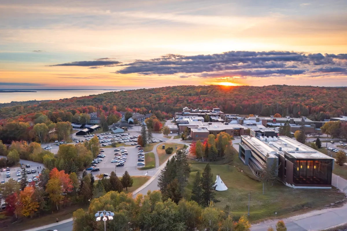Drone Image of Campus 