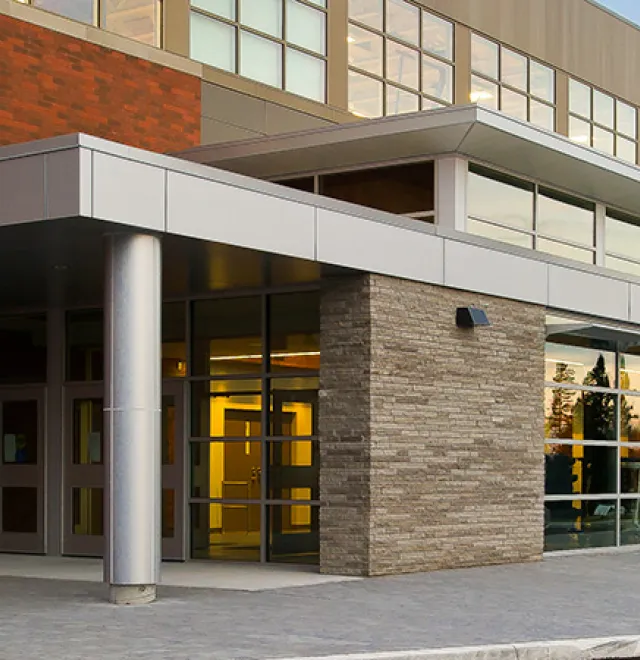 RJ Surtees Student Athletic Centre exterior