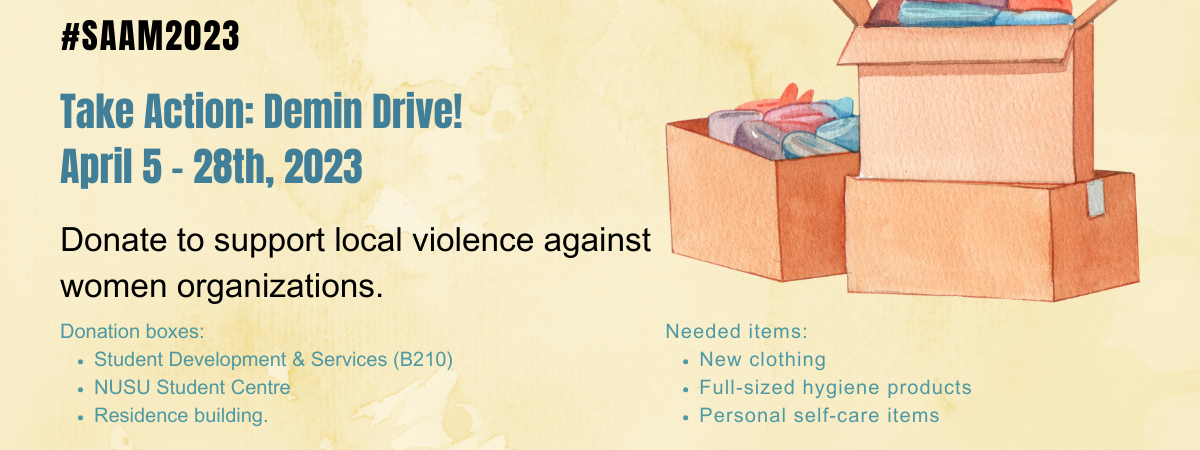 Donate to violence against women organizations in our community