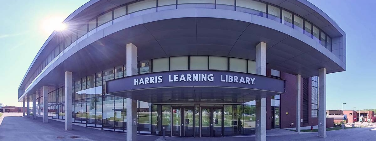 Library entrance fish eye