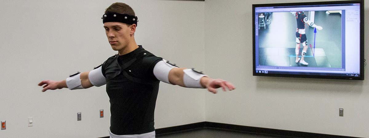 Master of Science in Kinesiology Motion Capture lab
