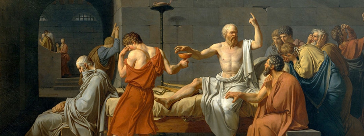 painting of Socrates