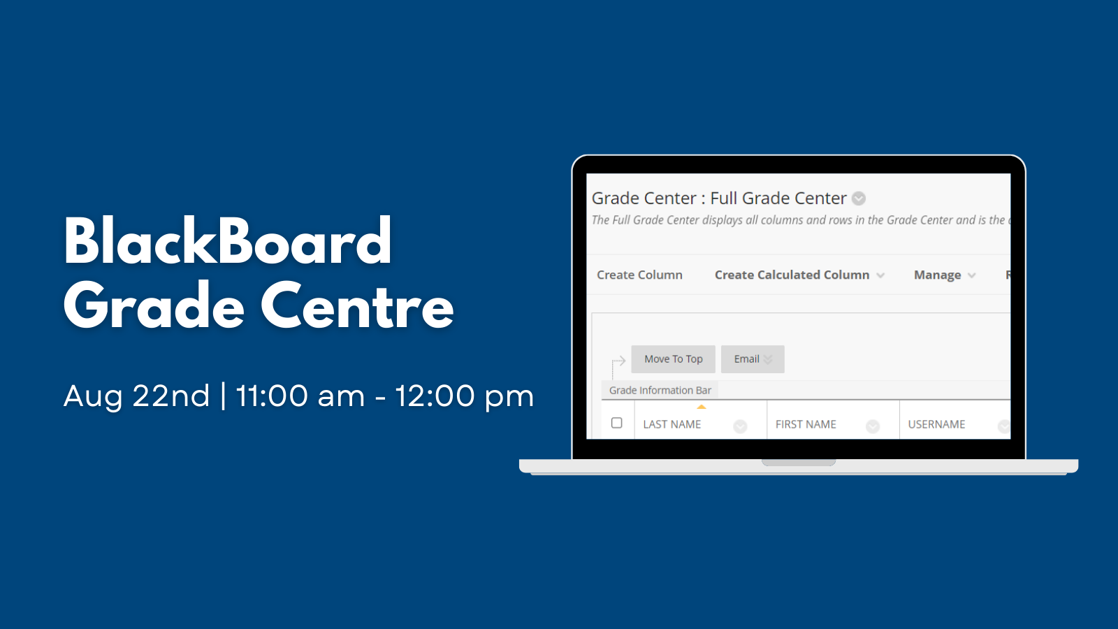 Blackboard Grade Centre Nipissing University