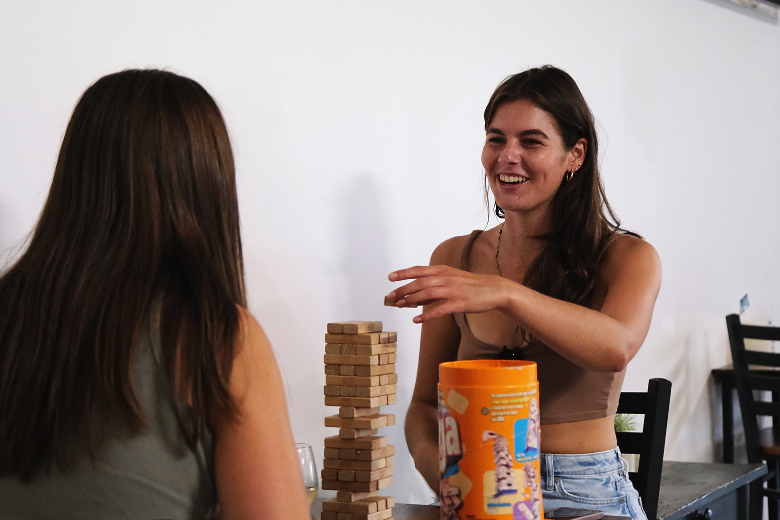 Lakers students and alumni playing board games