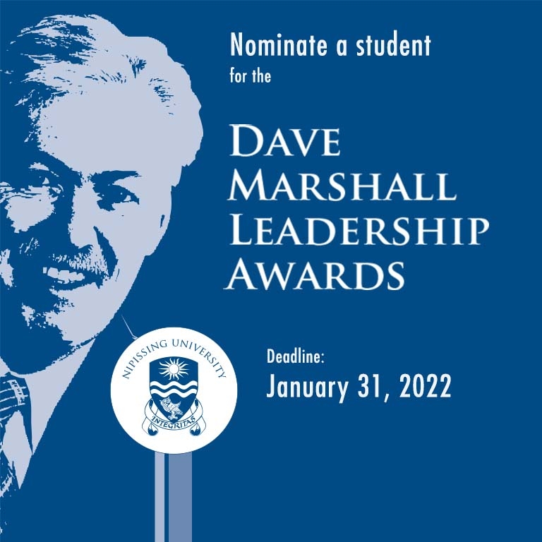 Nominate a student for Dave Marshall Leadership Awards