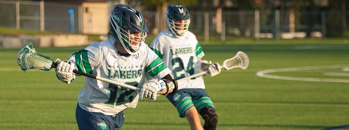 Homecoming Lacrosse action