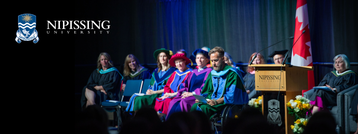 honorary degree recipients web banner: a photo from convocation 