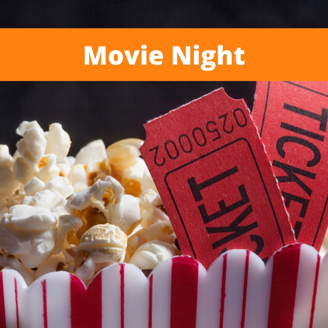 O-Week Movie Night popcorn, movie ticket