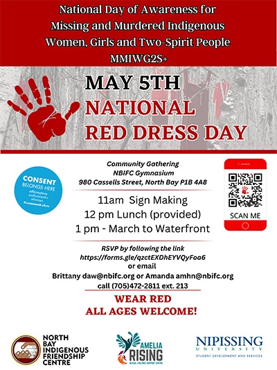 Red Dress Day poster
