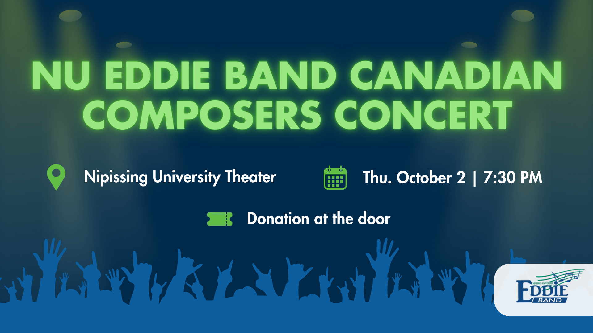 NU Eddie Band 20025 Poster