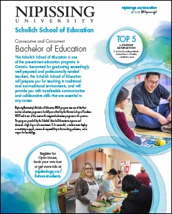 Bachelor of Education (BEd) program brochure cover