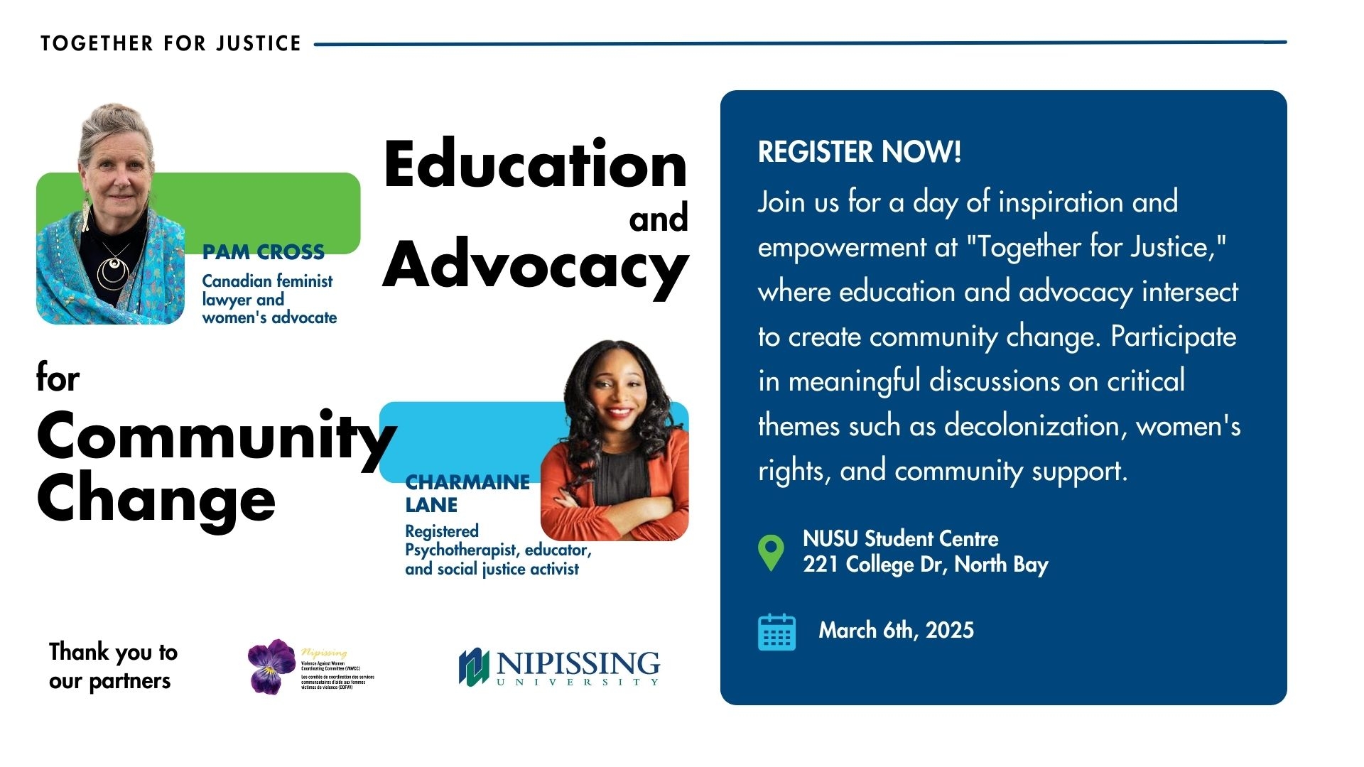 Together for Justice Poster