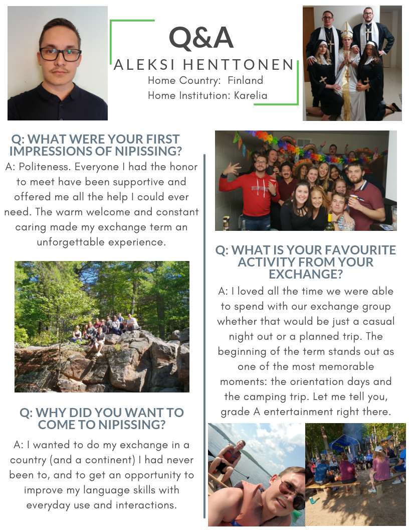 Aleski Henttonen Q and A page 1