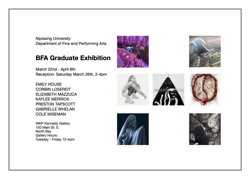 BFA graduate exhibition poster 2022