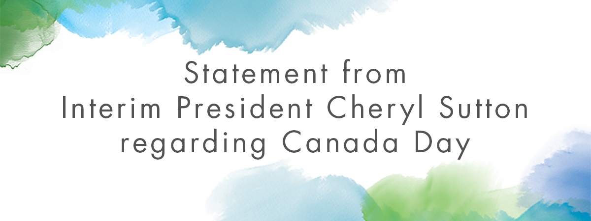 State from Interim President Canada Day