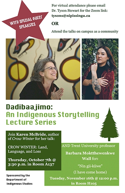 Dadibaajimo Indigenous Storytelling Lecture Series