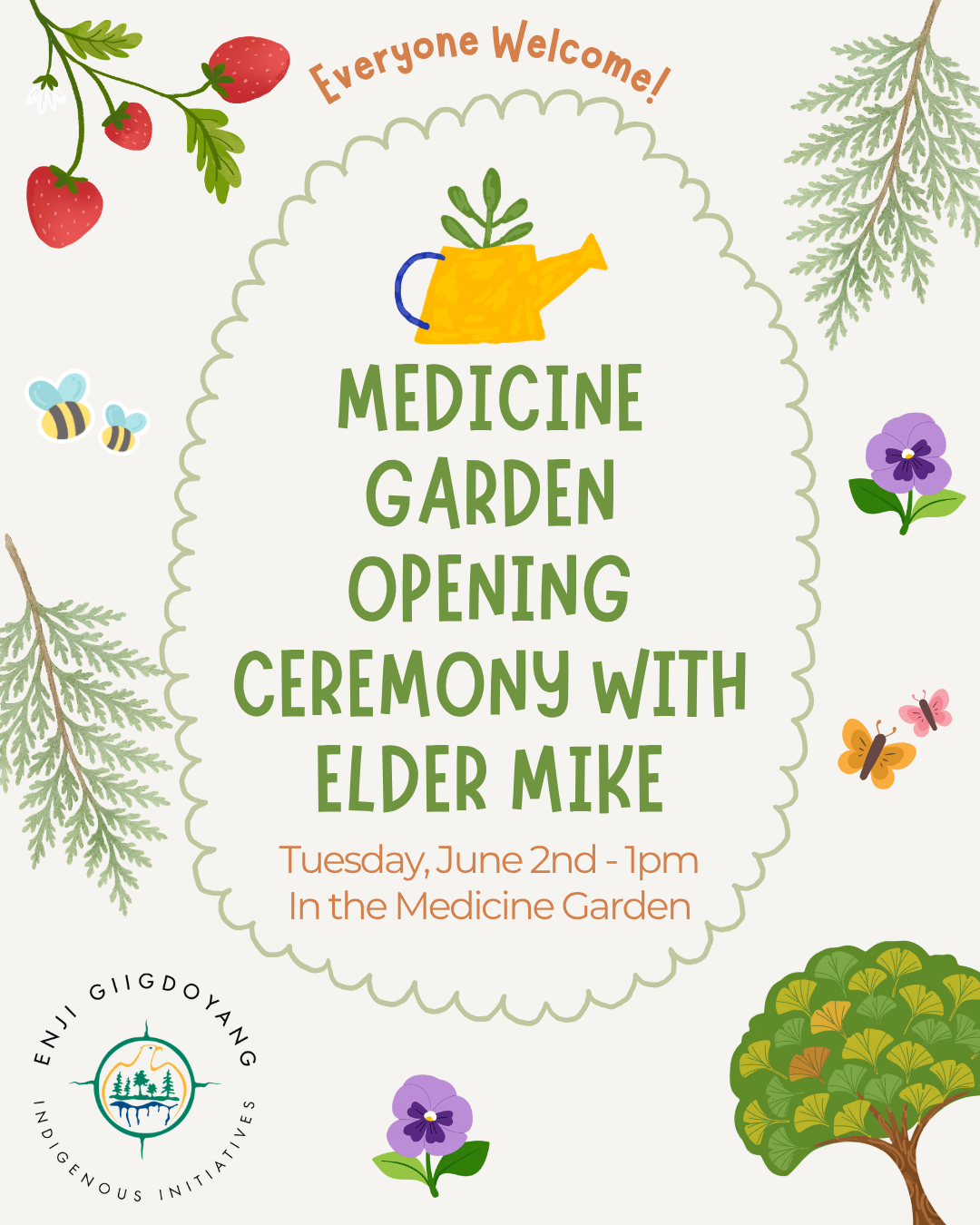 Medicine Garden Opening Ceremony Poster