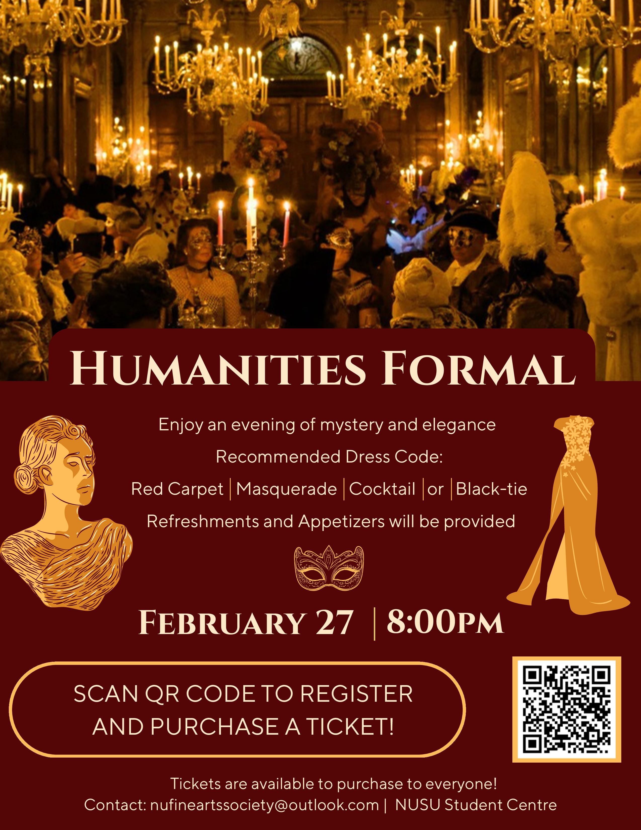 Humanities Formal 2026 Poster