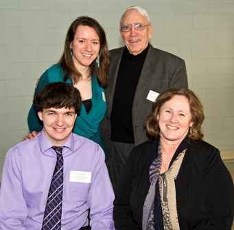Photo of donors and award recipients