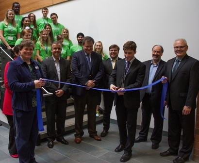 Centre for Physical and Health Education ribbon cutting