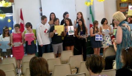 Photo of teaching in Italy