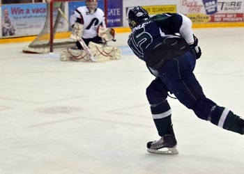 Photo of hockey game