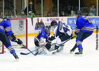 Photo of hockey game