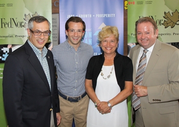 Photo of FedNor interns