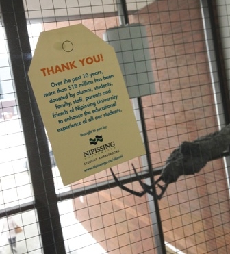 Photo of thank you tag