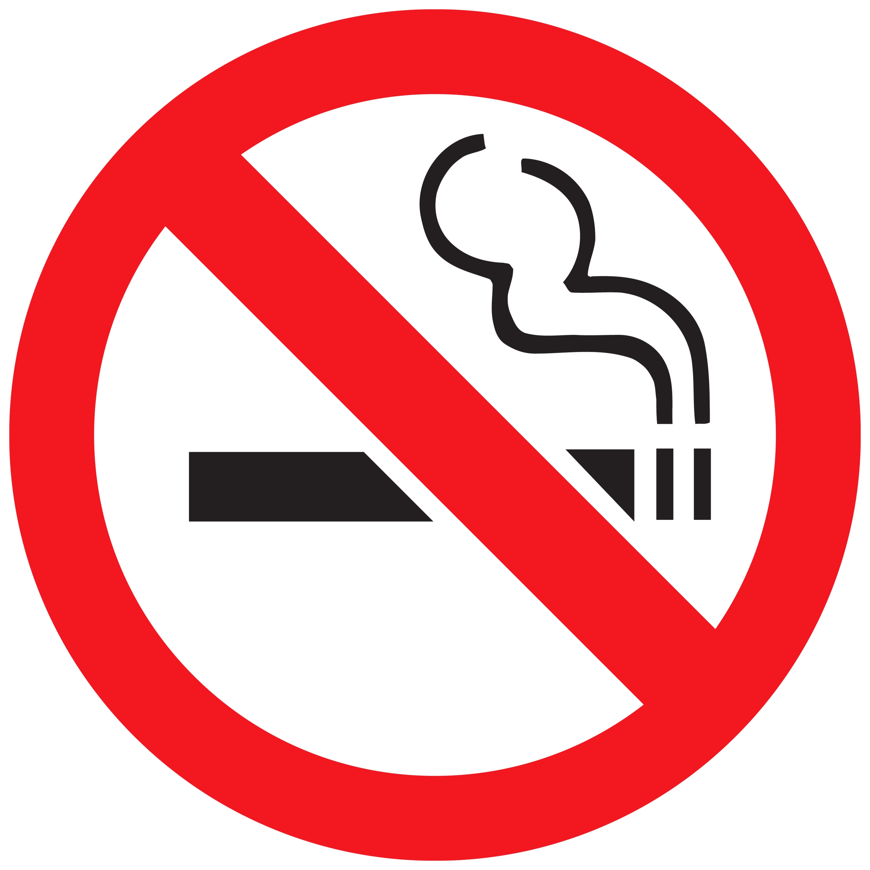 Photo of no smoking symbol