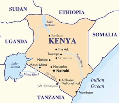 Map of Kenya