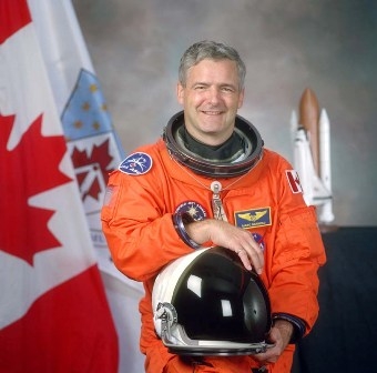 Marc Garneau in space suit