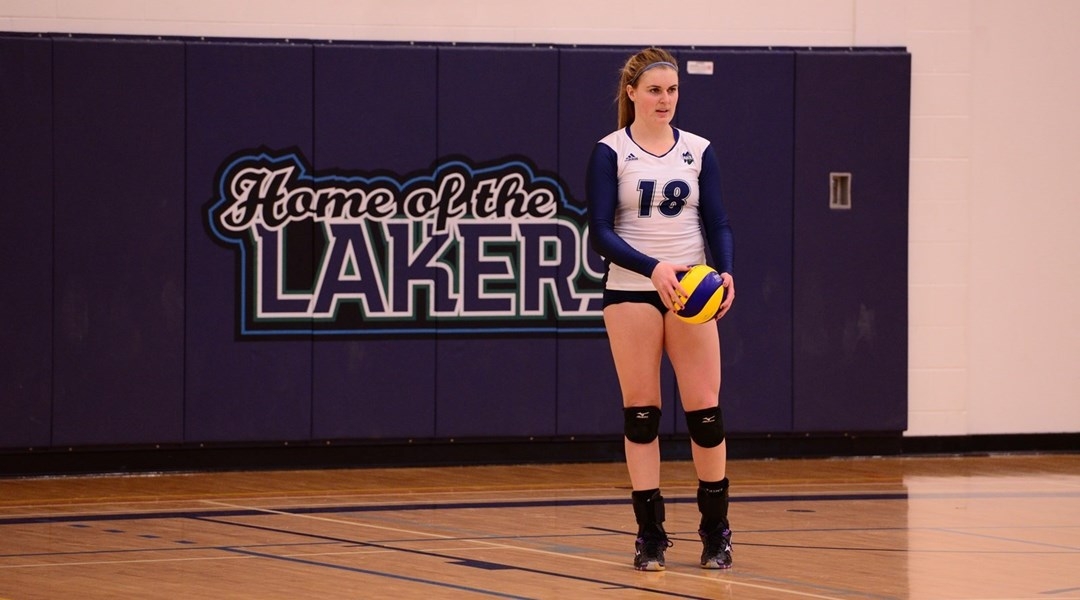 Photo of Lakers women's volleyball player
