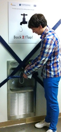 Photo of water bottle filling station